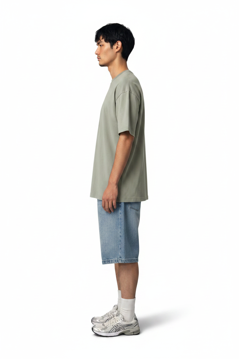 OVERSIZED GREEN BASIC