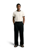 BASIC CONTRAST RIB T-SHIRT