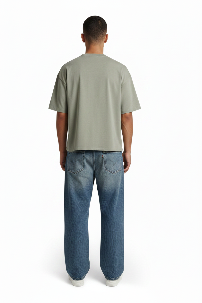 BOXY FIT GREEN BASIC