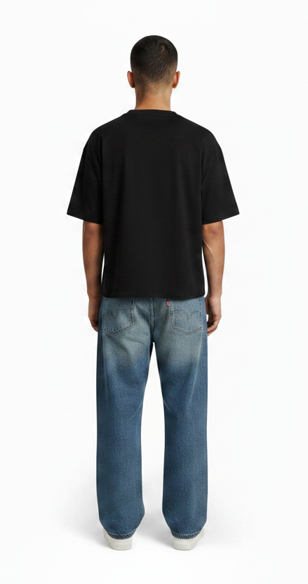 BOXY FIT BLACK BASIC