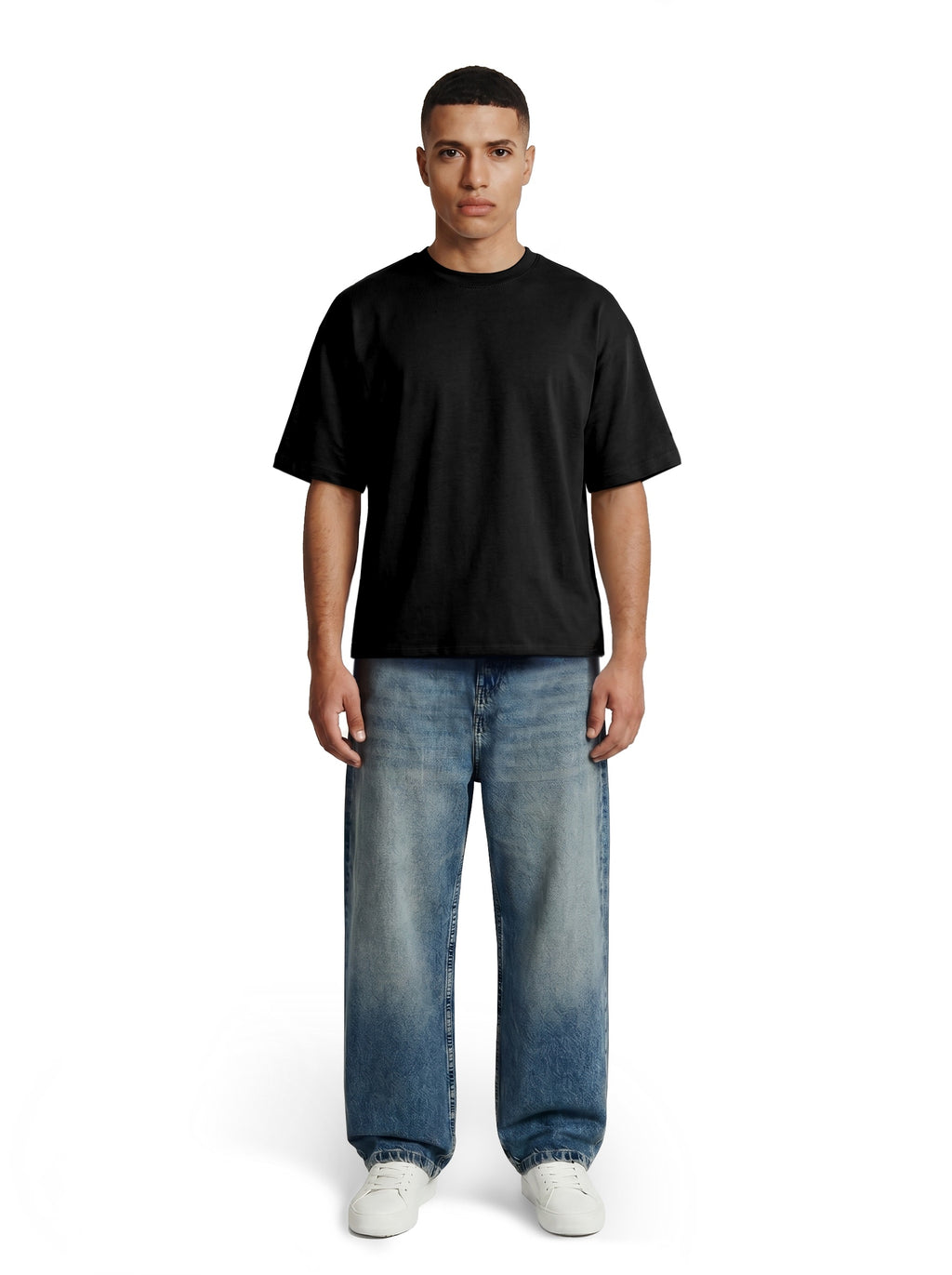 BOXY FIT BLACK BASIC