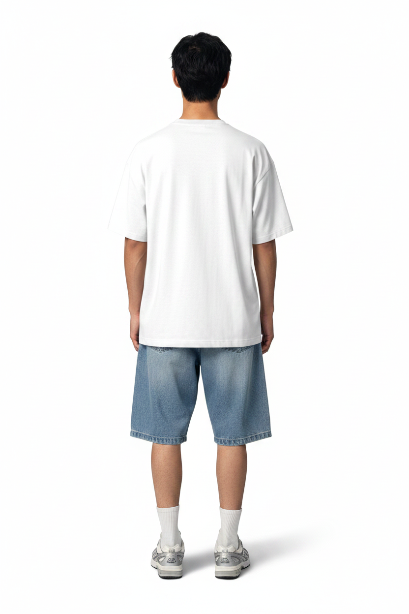 OVERSIZED WHITE BASIC